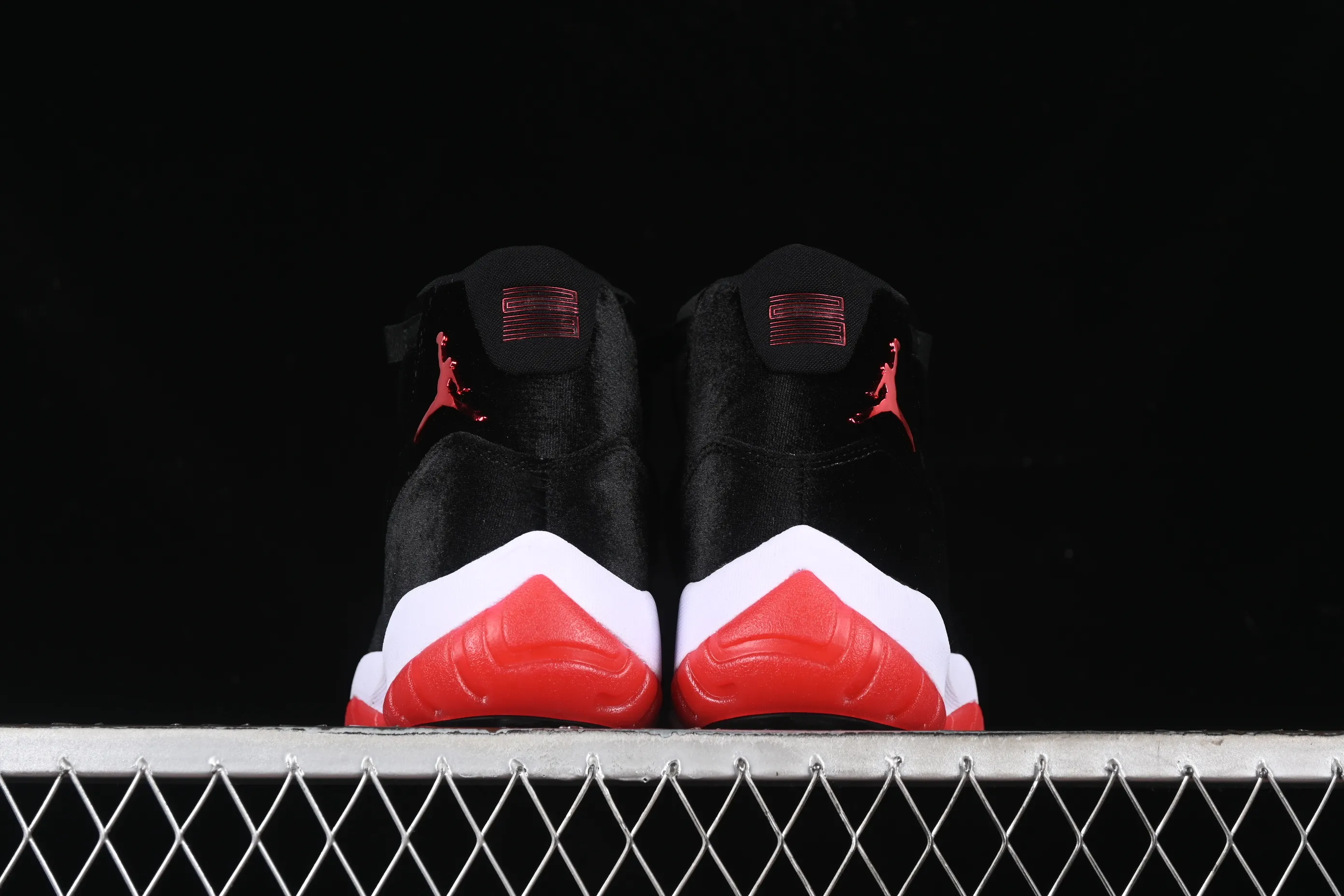 All categories Air Jordan Jordan series basketball shoes Air Jordan 11 Air Jordan 11 Retro "Bred Velvet" AJ11 Joe 11 black red velvet DB5457-061
